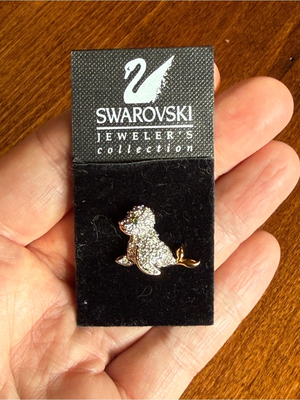 Swarovski Seal Pin Brooch